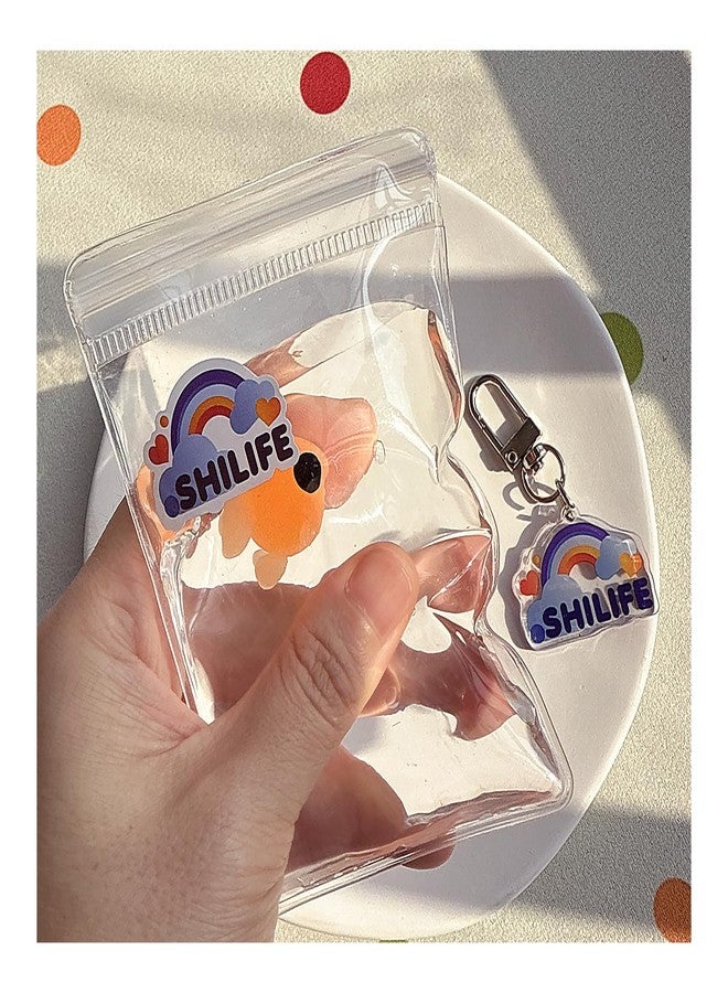 SHILIFE Taba Squishy,Squeeze Toys,Water Sensitive Fluid，Kawaii Squishies PVC Sensory Toys,Stress Relieving,Birthday&Christmas Gifts,Cute Things for scenecore, Sock Filling for Kids Teenage Adults (Fish) - Image 5